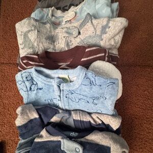 Baby boy sleepers.